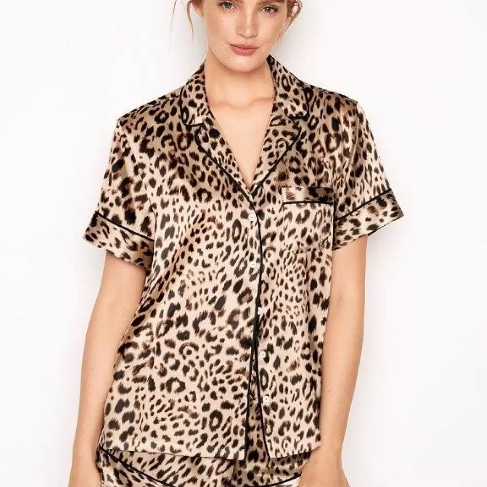 Leopar Desenli Pijama